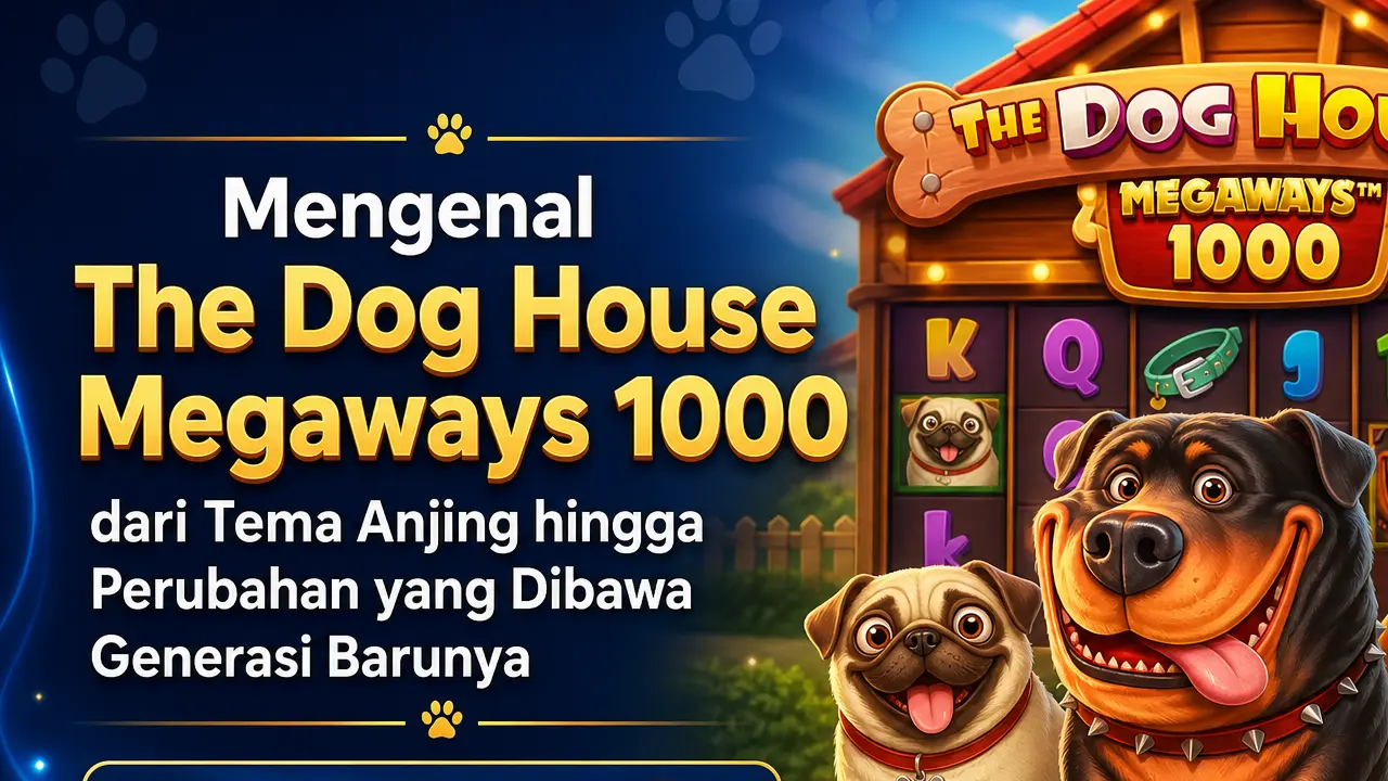 Mengenal The Dog House Megaways 1000 dari Tema Anjing hingga Perubahan yang Dibawa Generasi Barunya